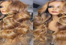 Slaying With A Honey Blonde Wig