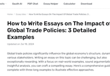 How Do Current Global Trade Policies Affect Emerging Markets?